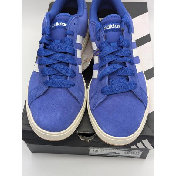 Mens Size 11 - Adidas Grand Court Base 00s Blue Suede White Sneakers IH1039 New main image 4